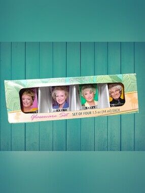 New The Golden Girls Glassware Shot Glass Set